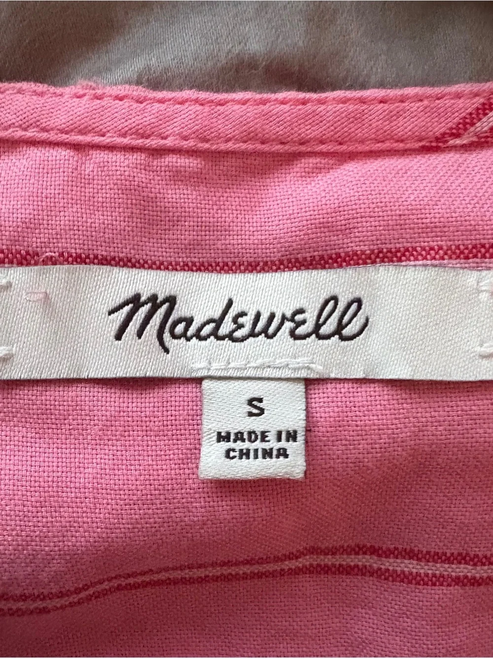 Madewell soft pink